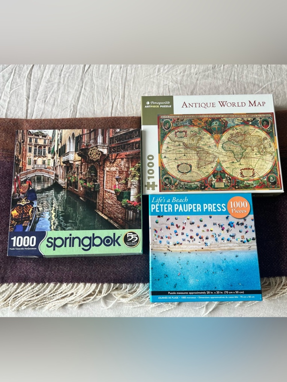 SHOP CLOSED IN MAY! World Traveler Puzzle Pack: 3 For The Price of 1!